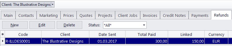 client refunds
