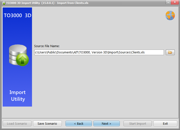 import file
