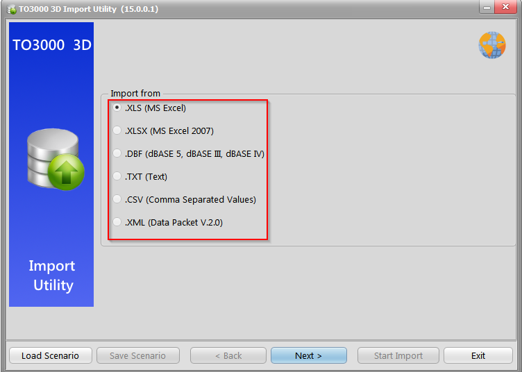 import formats