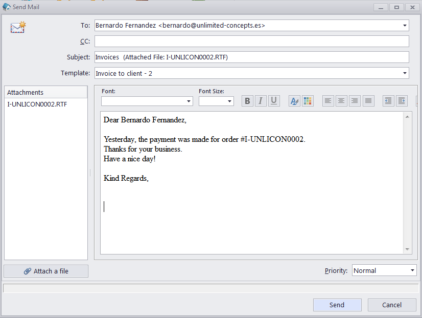 mail sender