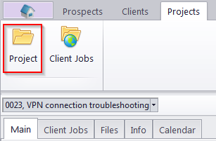 project window