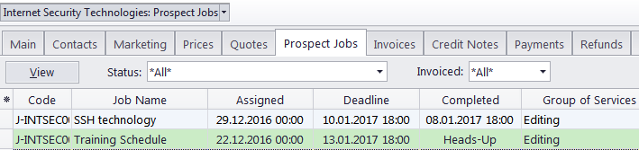 prospect jobs