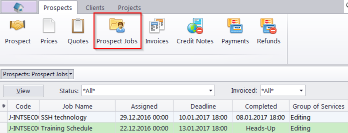 prospect jobs window