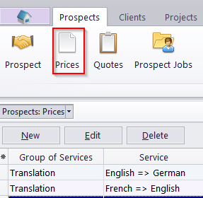 prospect prices window