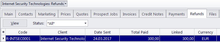 prospect refunds