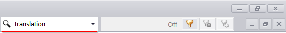 search bar