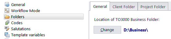 settings folders general